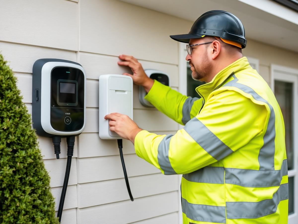 Installation av ladbox för elbil